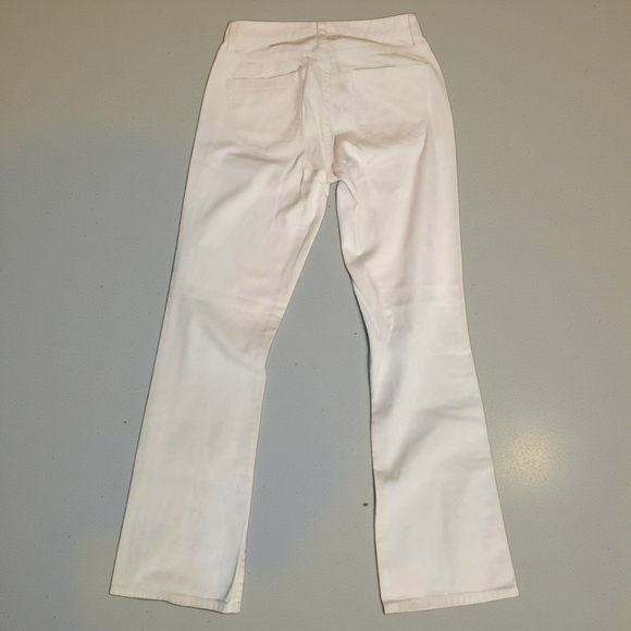 White Flare Women's Jeans - Picture 3 of 5